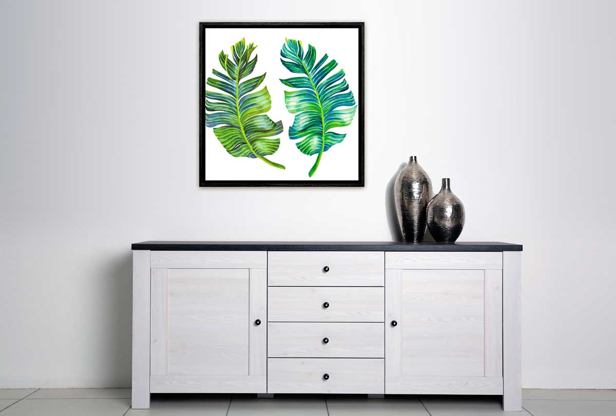 Tropical Leaves 2 | Wall Art Print - Final Touch Decor