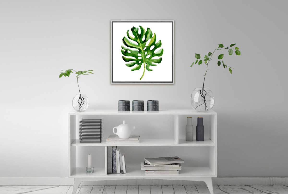 Monstera 2 | Leaf Wall Art Print - Final Touch Decor