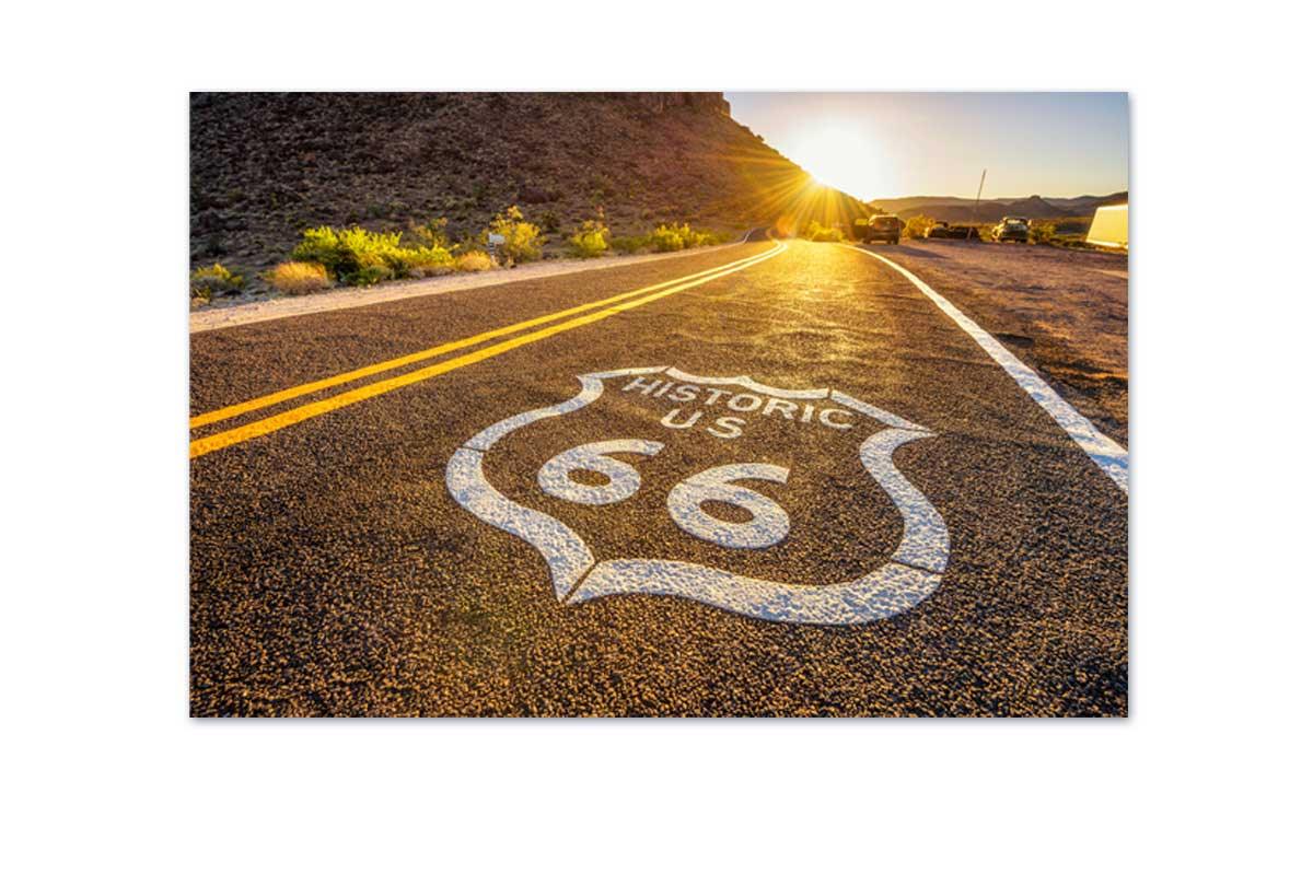 Route 66, USA | Travel Wall Art Print - Final Touch Decor