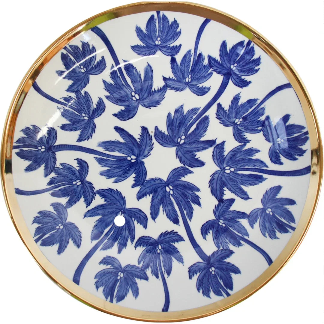 Large Porcelain Round Platter - Final Touch Decor