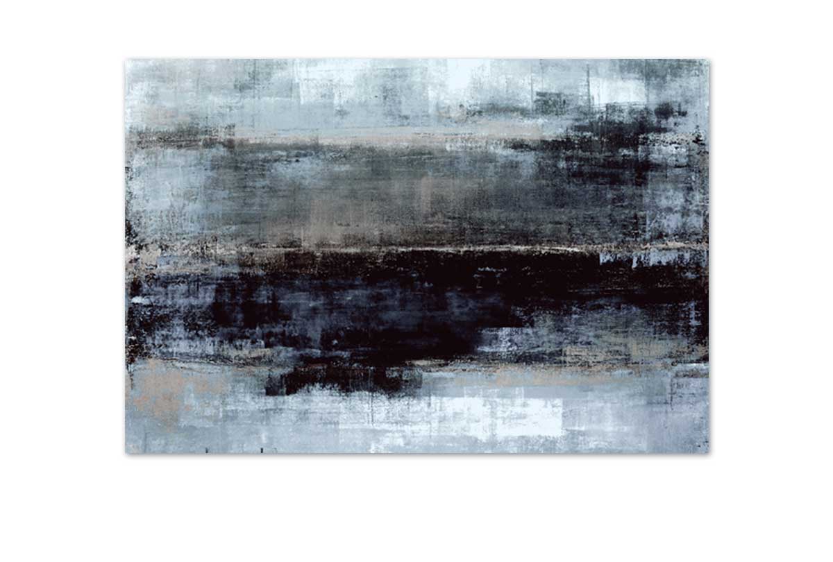 Black and Grey Abstract 2 | Canvas Wall Art Print - Final Touch Decor