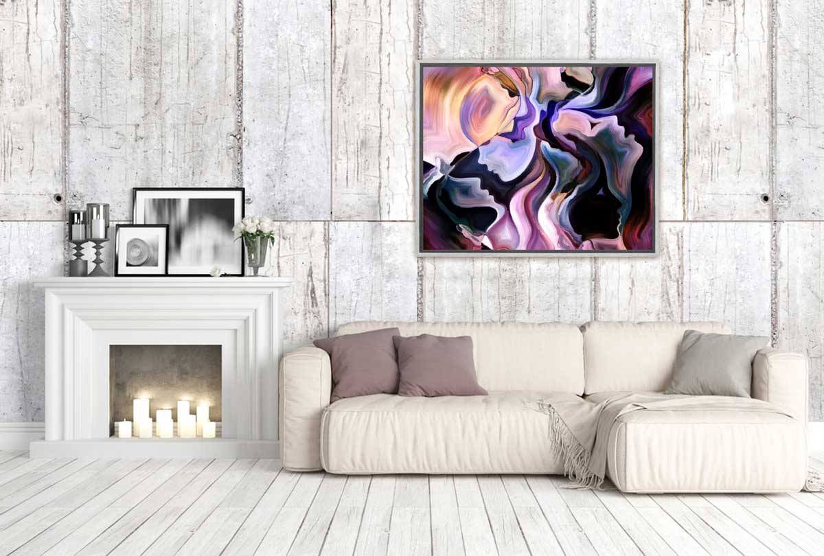 Abstract Faces | Wall Art Print - Final Touch Decor