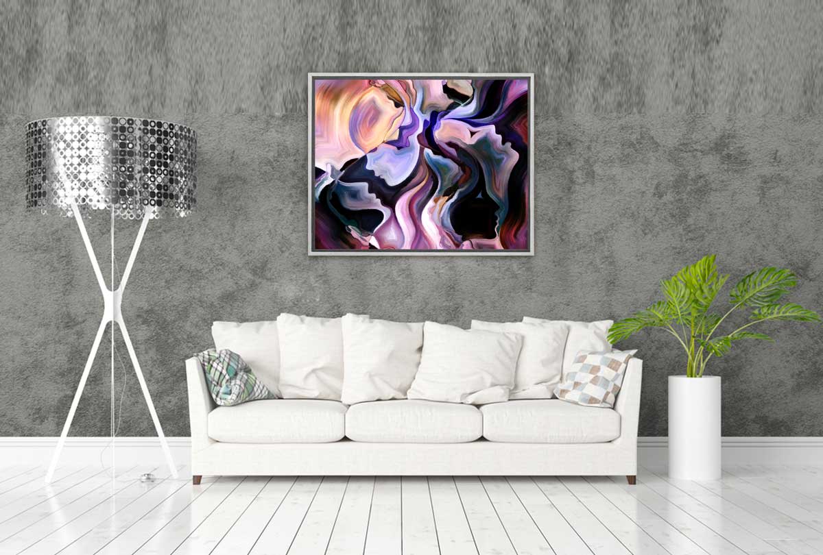 Abstract Faces | Wall Art Print - Final Touch Decor