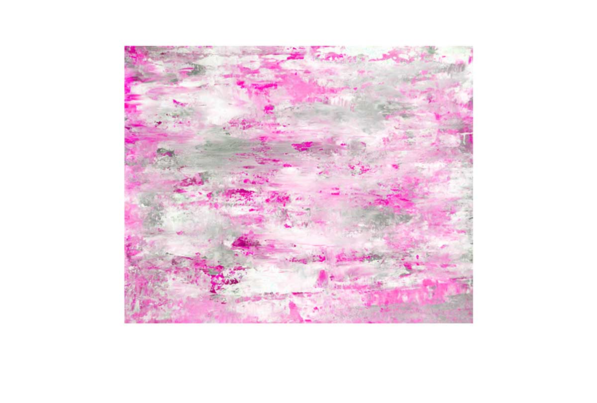 Pink & Grey Abstract | Landscape Wall Art - Final Touch Decor