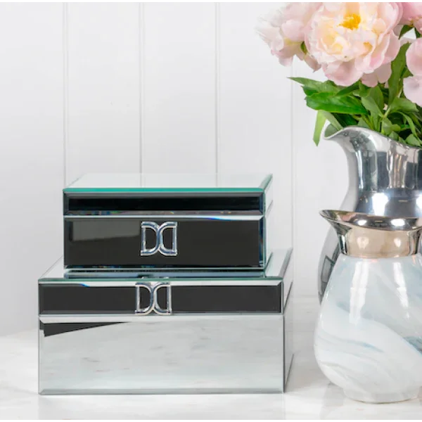 Silver Buckle Jewel Box 20cm - Final Touch Decor