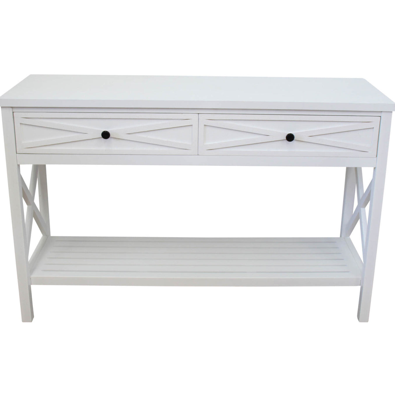 Coastal Console White - Final Touch Decor