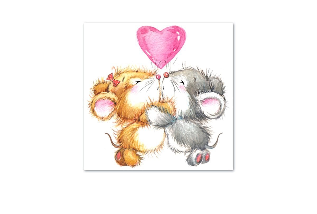 Mouse Love | Canvas Art Print - Final Touch Decor