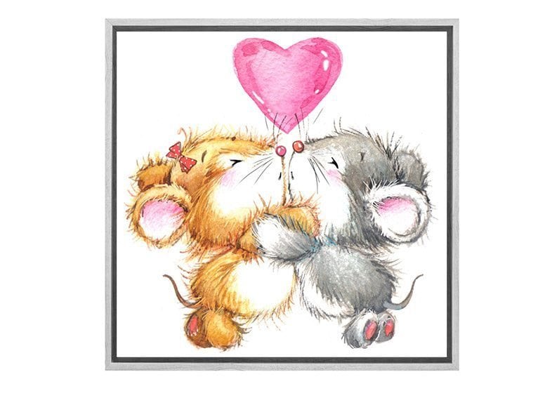Mouse Love | Canvas Art Print - Final Touch Decor