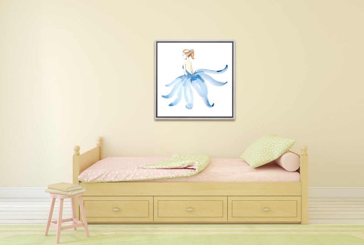 Ballerina Blue | Canvas Wall Art Print - Final Touch Decor