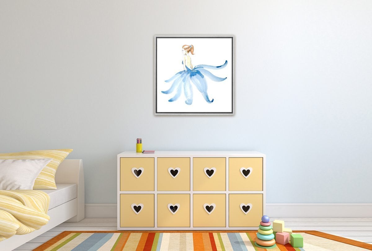 Ballerina Blue | Canvas Wall Art Print - Final Touch Decor