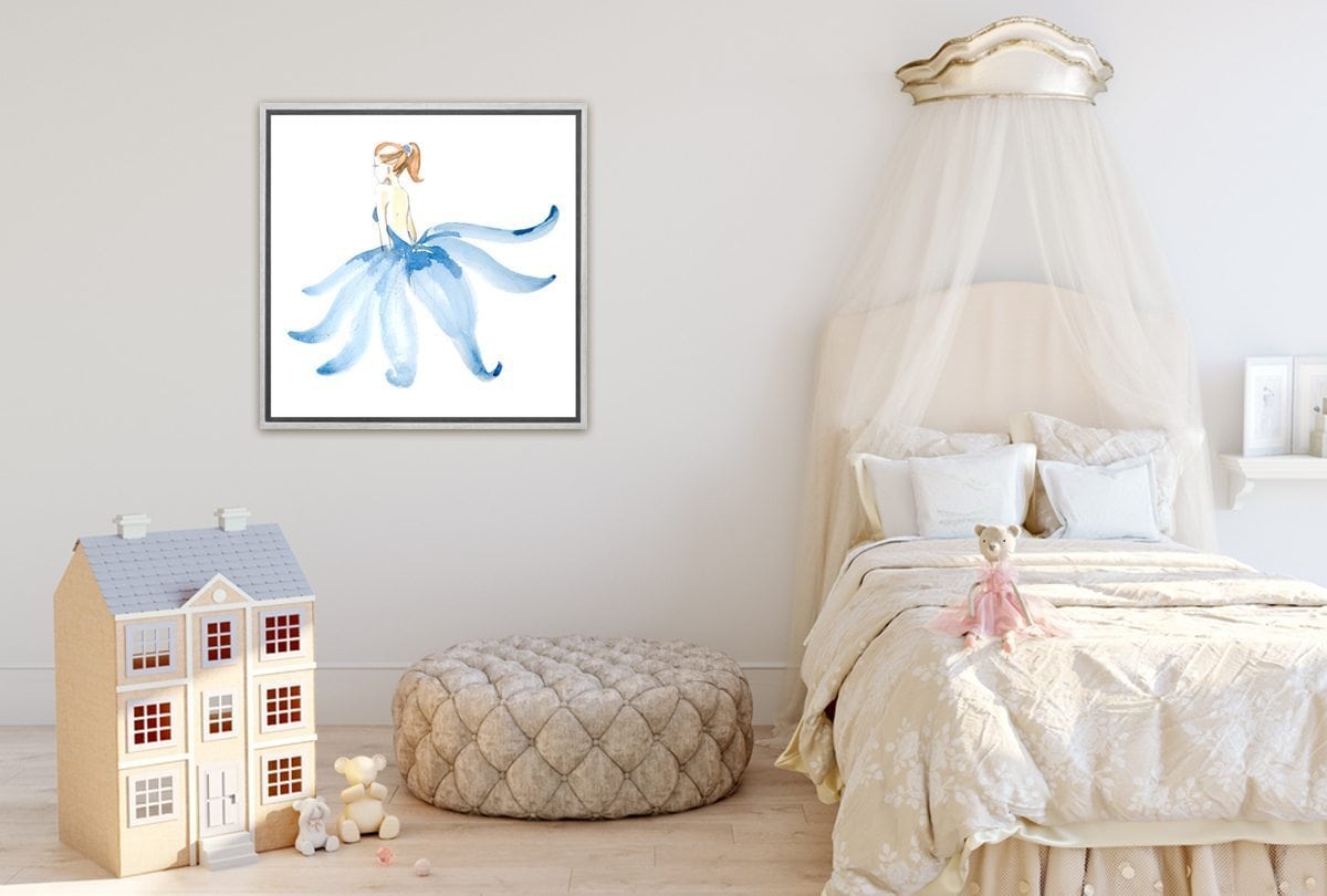 Ballerina Blue | Canvas Wall Art Print - Final Touch Decor