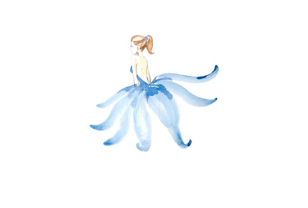 Ballerina Blue | Canvas Wall Art Print - Final Touch Decor