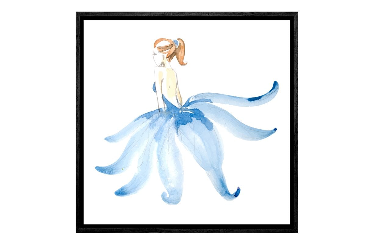 Ballerina Blue | Canvas Wall Art Print - Final Touch Decor