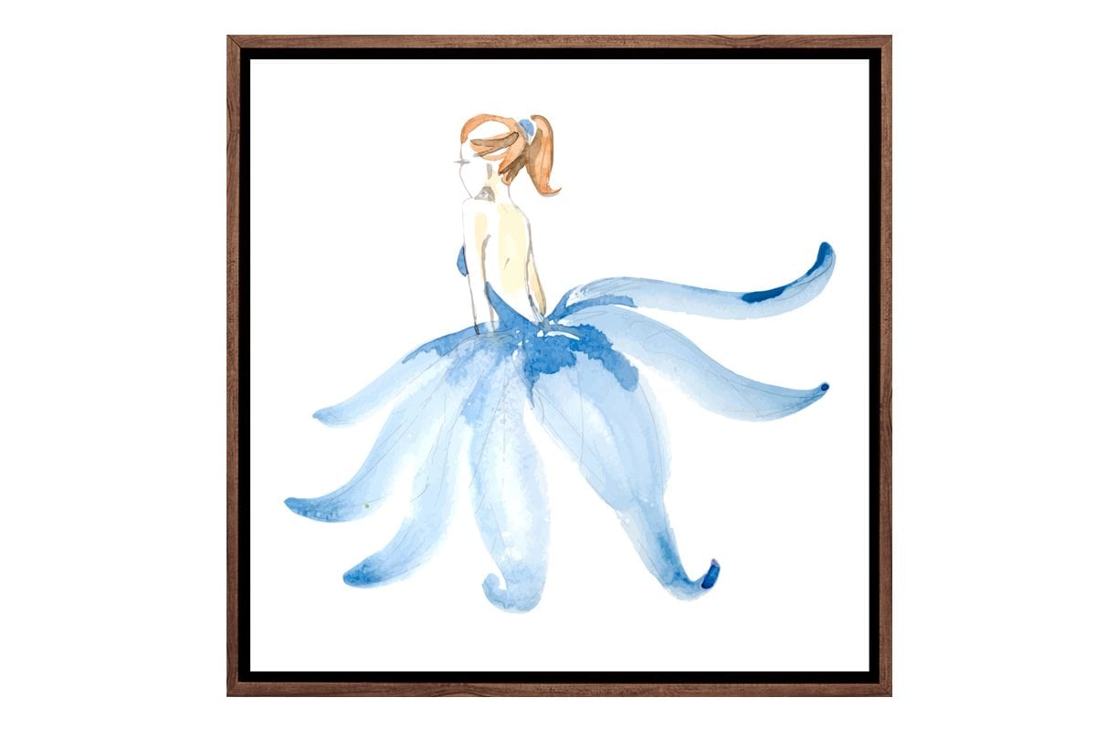 Ballerina Blue | Canvas Wall Art Print - Final Touch Decor