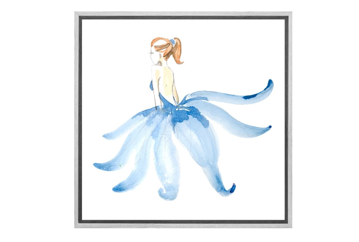 Ballerina Blue | Canvas Wall Art Print - Final Touch Decor
