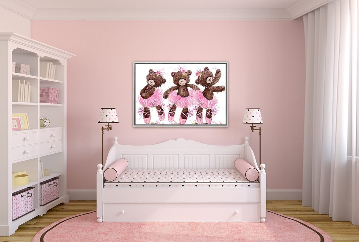 Ballet Bears | Canvas Wall Art Print - Final Touch Decor