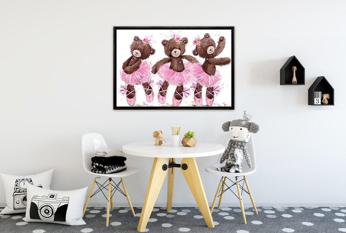 Ballet Bears | Canvas Wall Art Print - Final Touch Decor