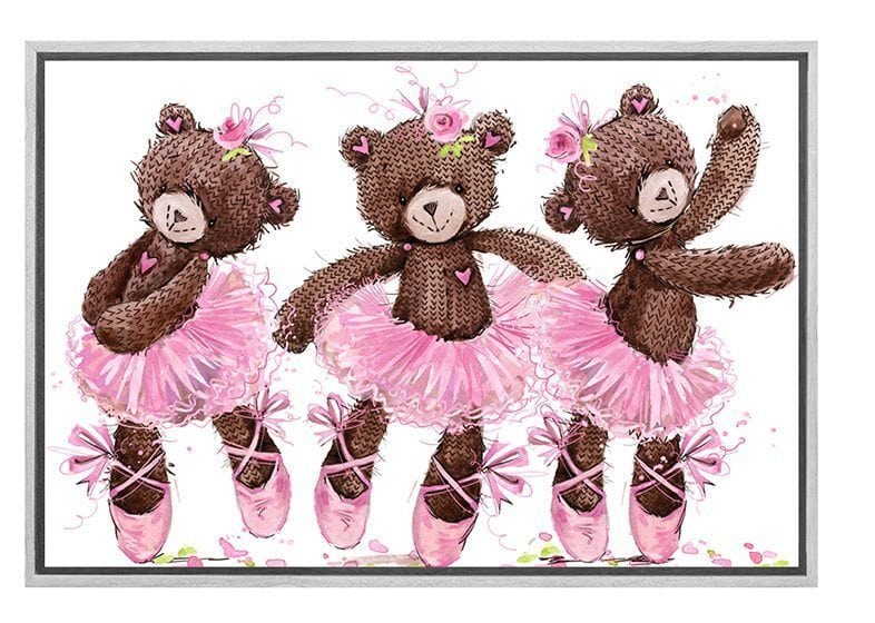 Ballet Bears | Canvas Wall Art Print - Final Touch Decor