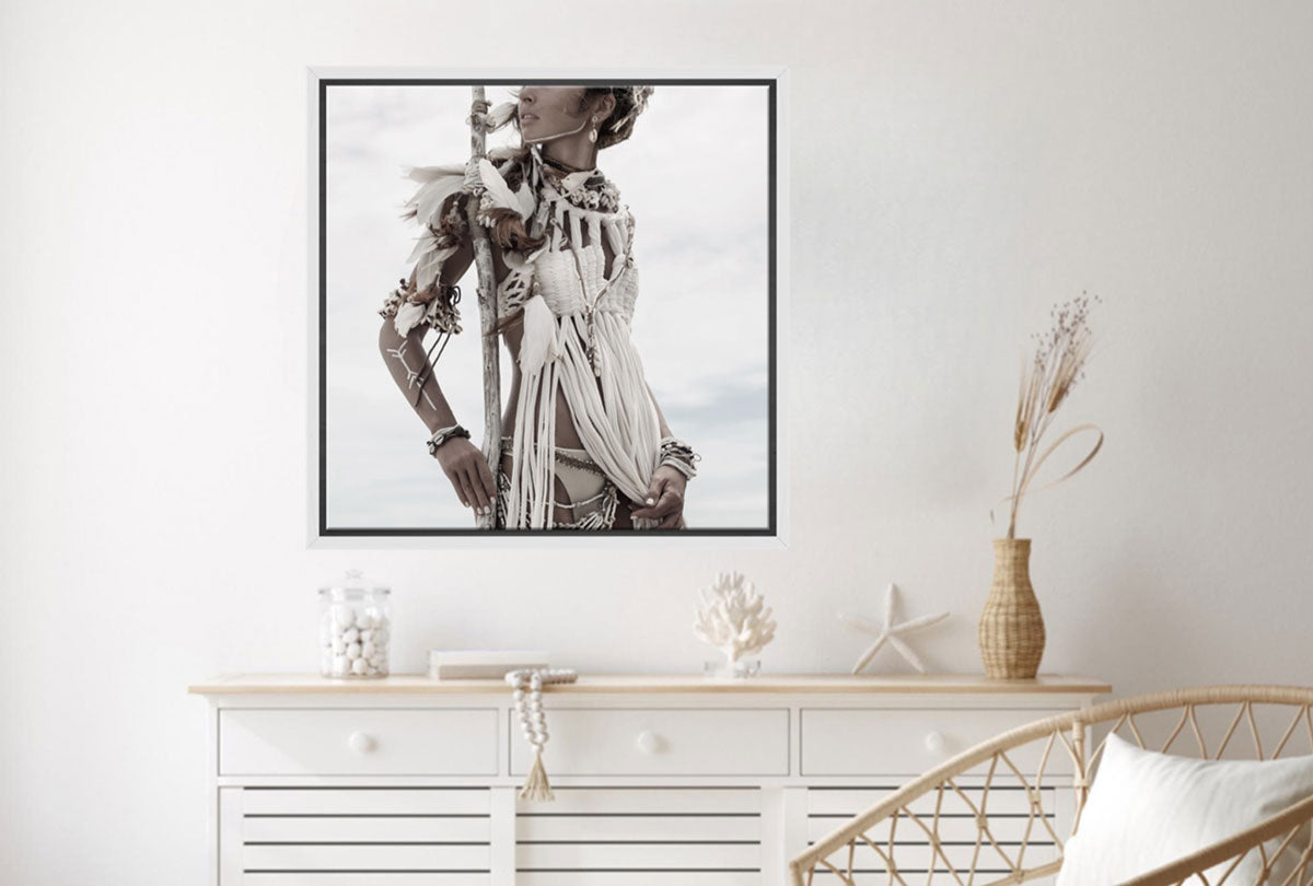 Boho Girl 1 | Wall Art Print - Final Touch Decor
