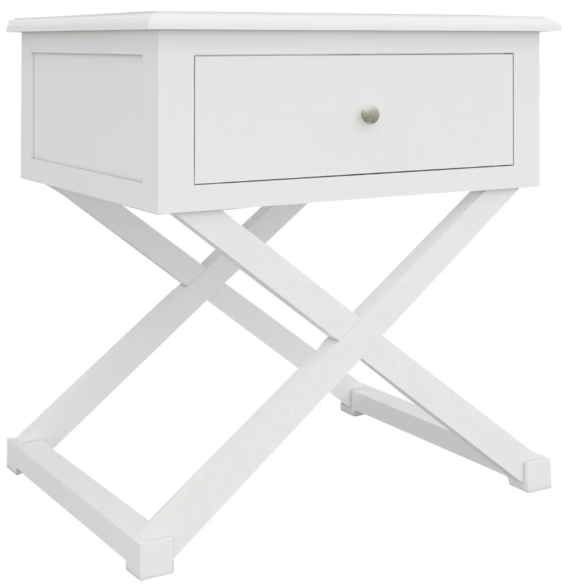 Coastal Hamptons White Side Table - Final Touch Decor