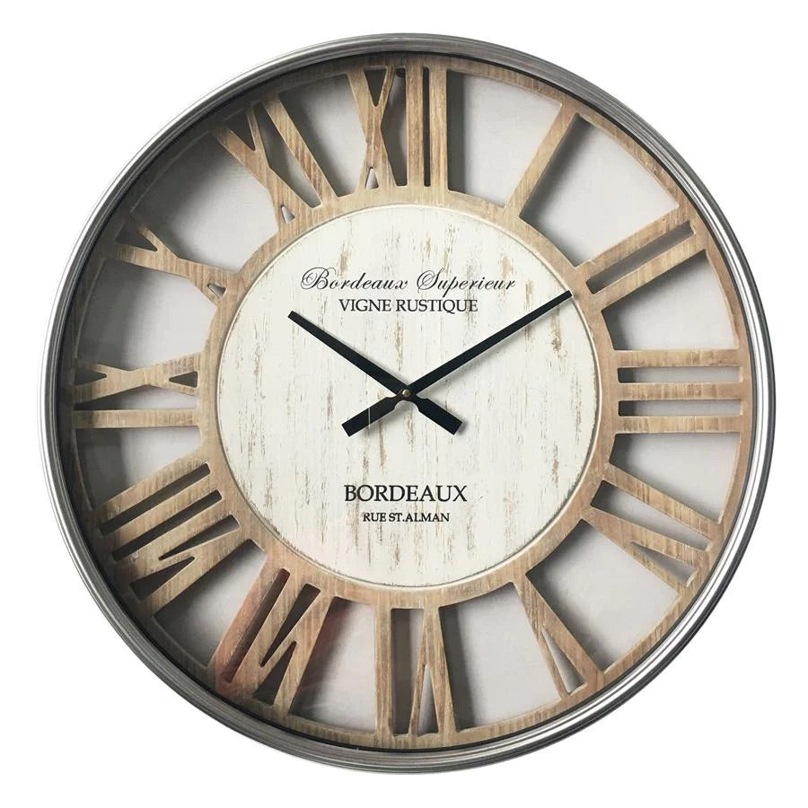 XXL Hampton Wall Clock Glassfront - Final Touch Decor