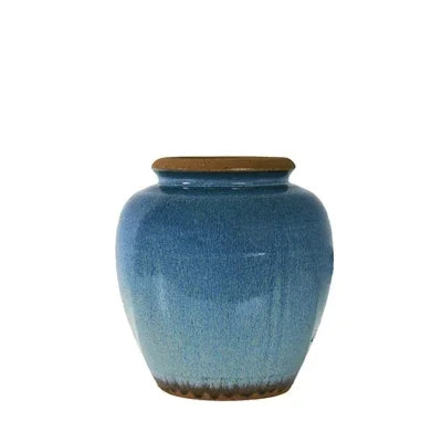 Blue Hamptons Ceramic Vase 25cm - Final Touch Decor