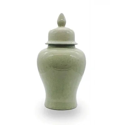 Oasis Teal Ceramic Jar 32cm - Final Touch Decor
