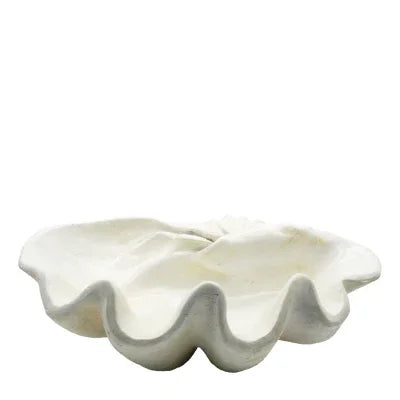 White Clam Shell 40cm - Final Touch Decor