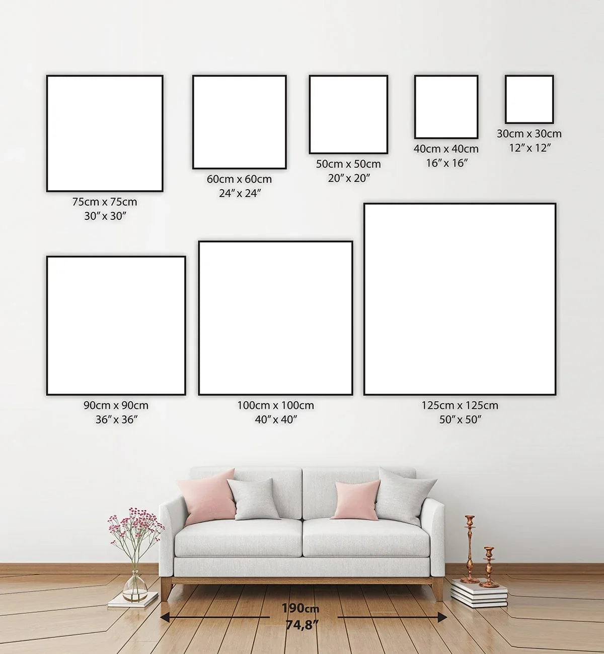 Wild Boho Feathers | Kids Canvas Wall Art Print - Final Touch Decor