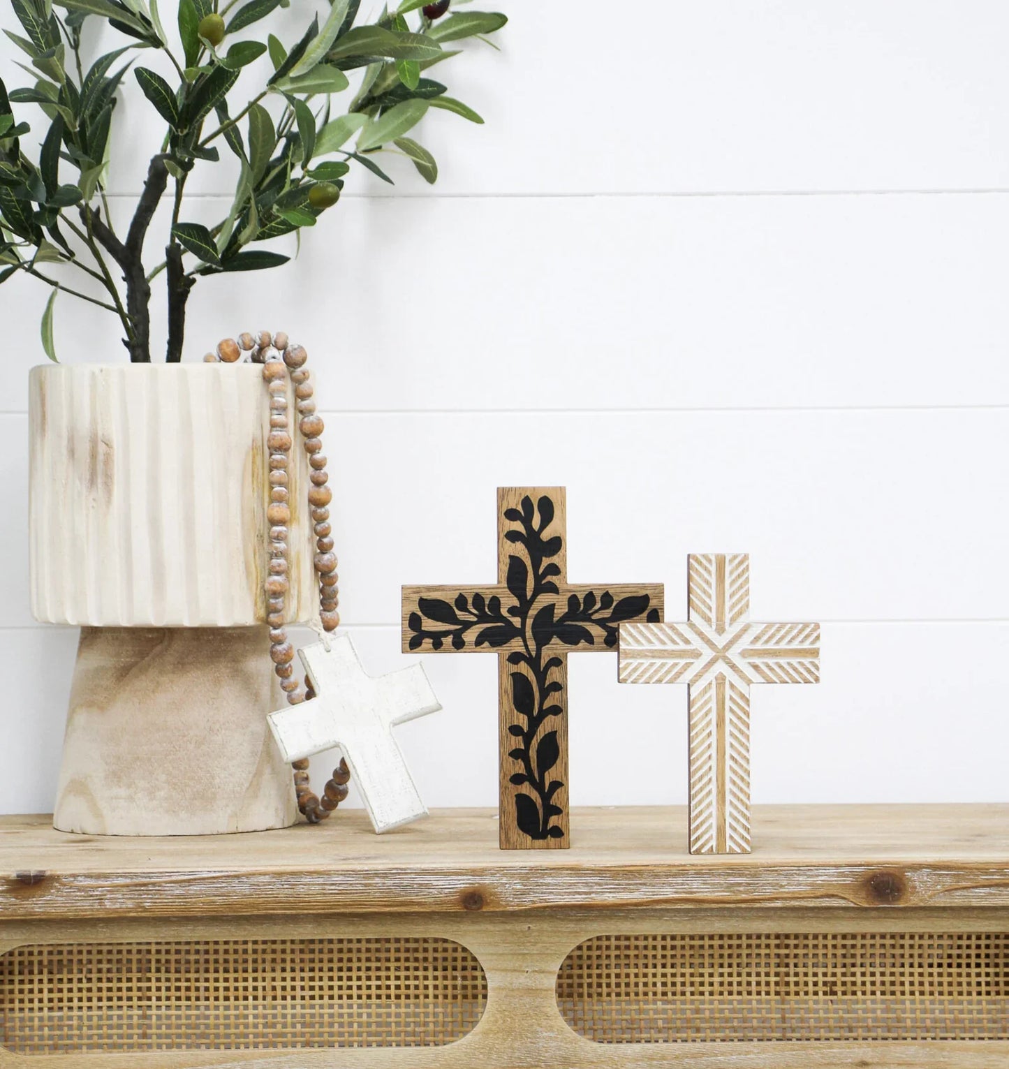 Natural Wood Planter - Final Touch Decor