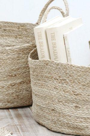 Basket Soft Jute Set of 2 - Final Touch Decor