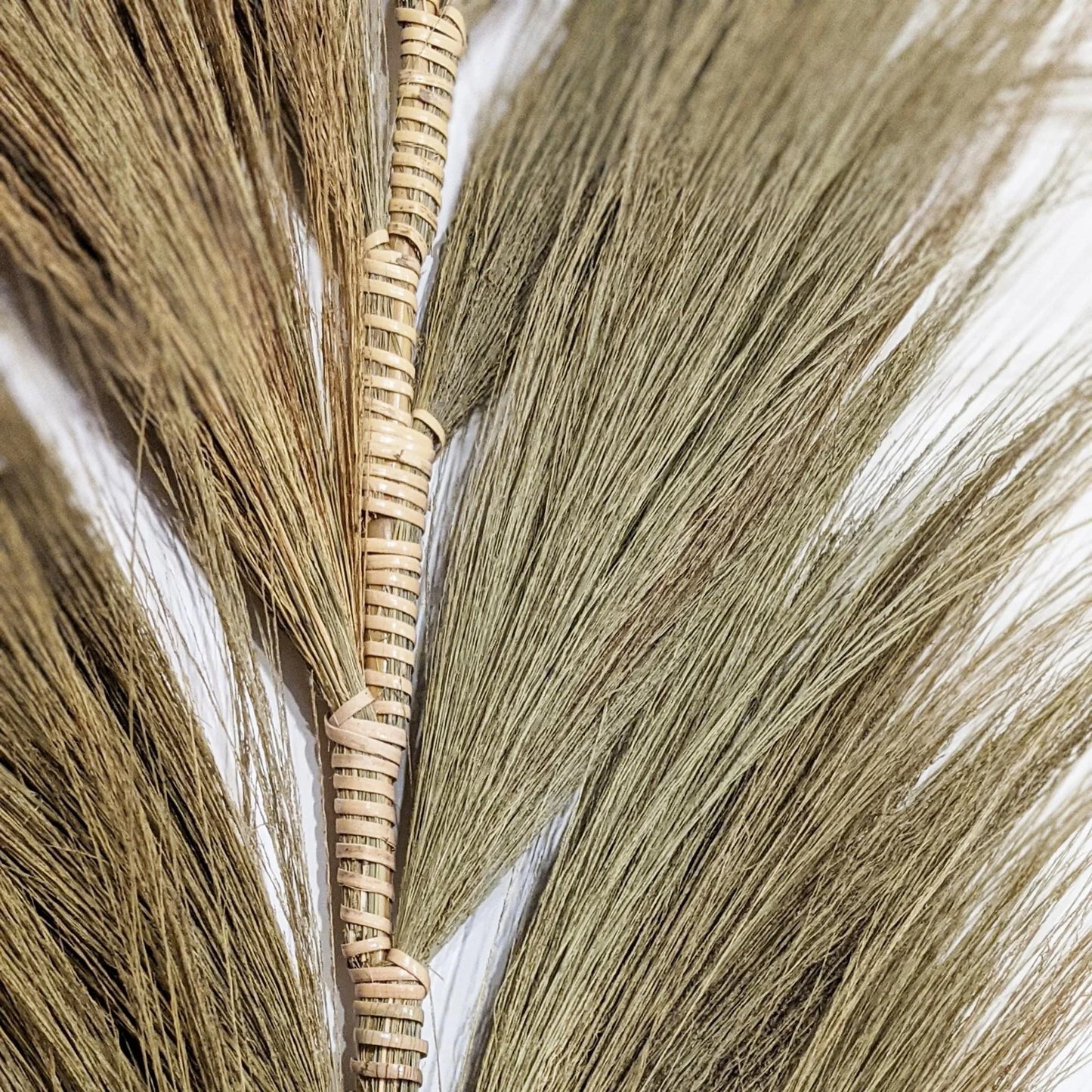 Brush Leaf on Bamboo Stem - Final Touch Decor