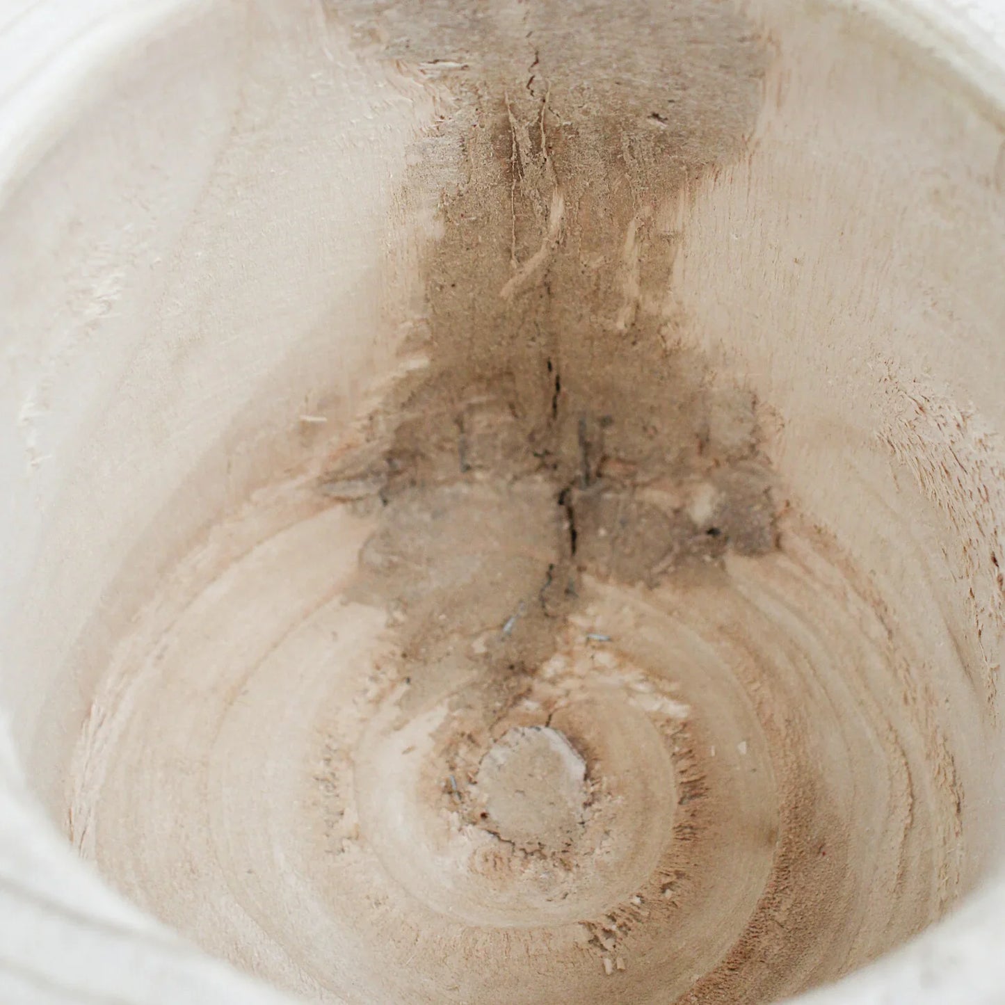 Large Carved Wooden Planter - Final Touch Decor