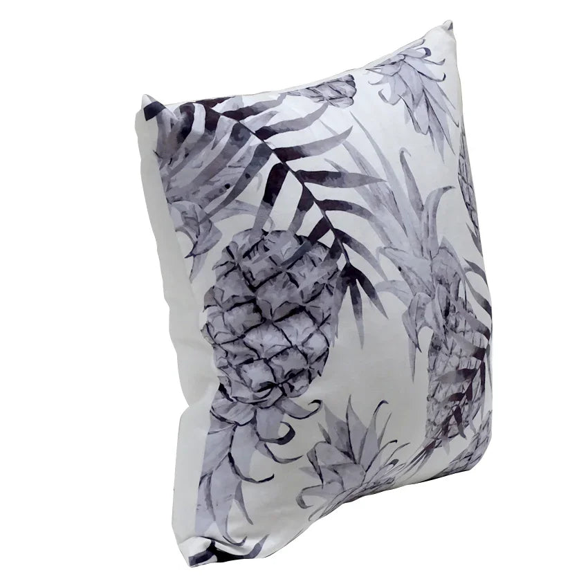 Tropical Cushion Black and White - Final Touch Decor