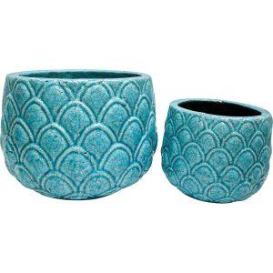 Pineapple Sky Pot - Set of 2 - Final Touch Decor