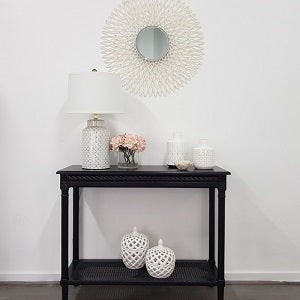 Polo Black Console Table - Final Touch Decor