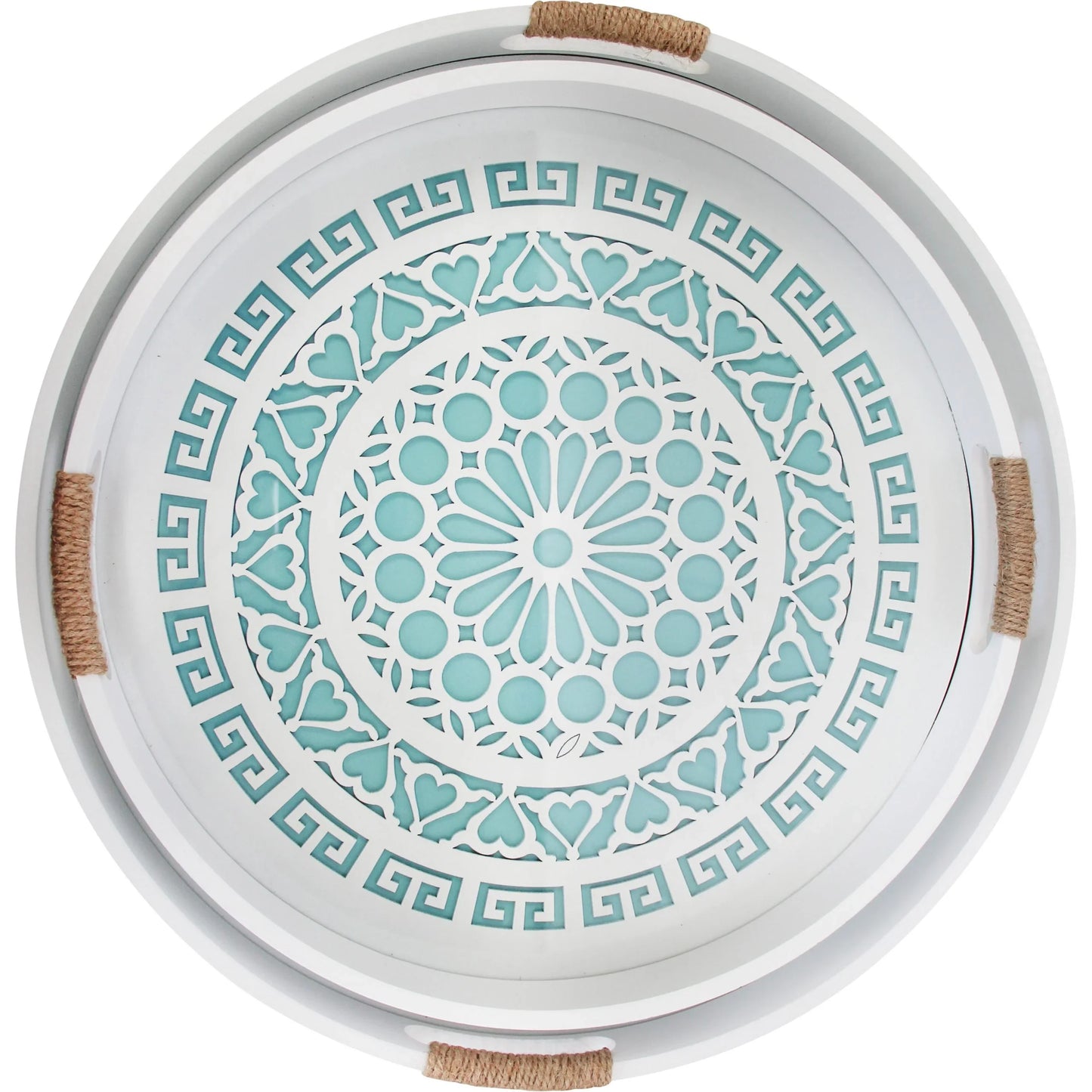 Emerald Round Tray Set-2 - Final Touch Decor