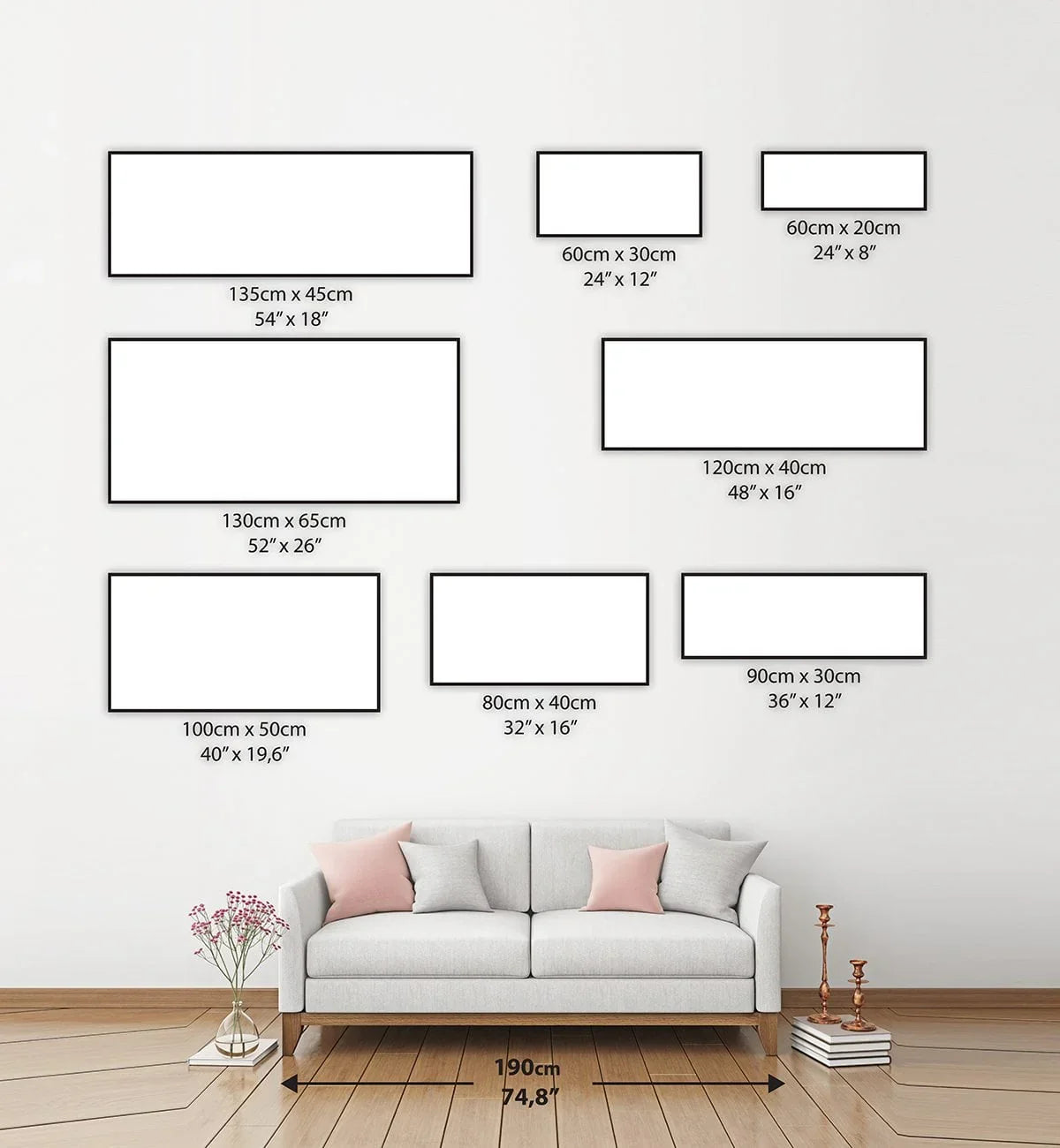Beach Panorama | Canvas Wall Art Print - Final Touch Decor