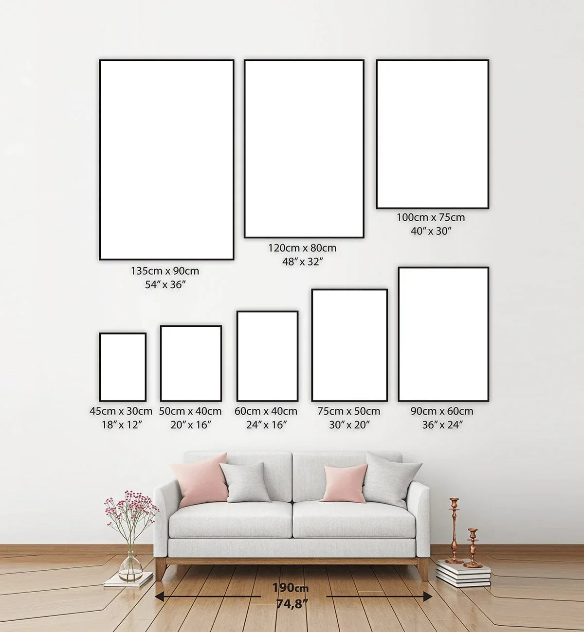 Hamptons Beach House | Wall Art Print - Final Touch Decor