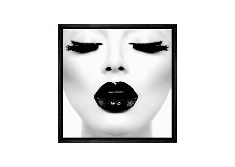 Black Lips 2 | | Fashion Canvas Wall Art Print - Final Touch Decor
