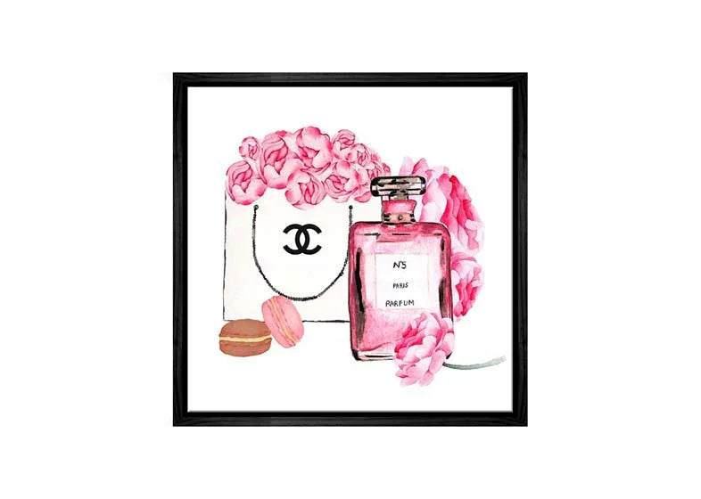 Chanel Bag and Fashion Canvas Wall Art Print Final Touch