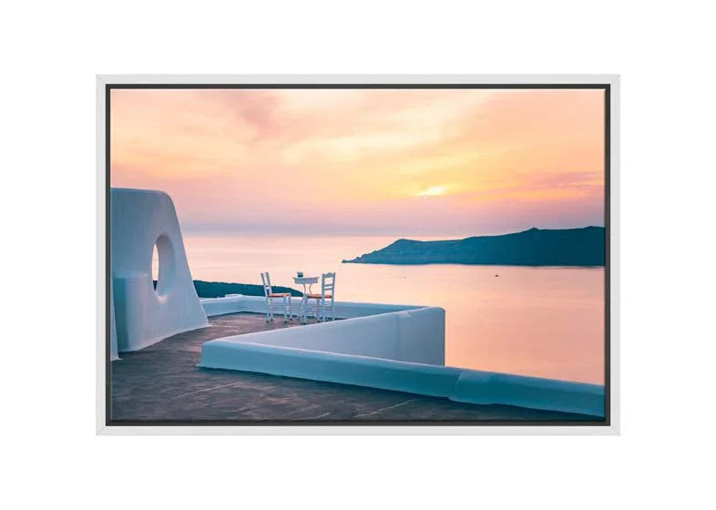 Greek Sunset | Greece Wall Art Print - Final Touch Decor