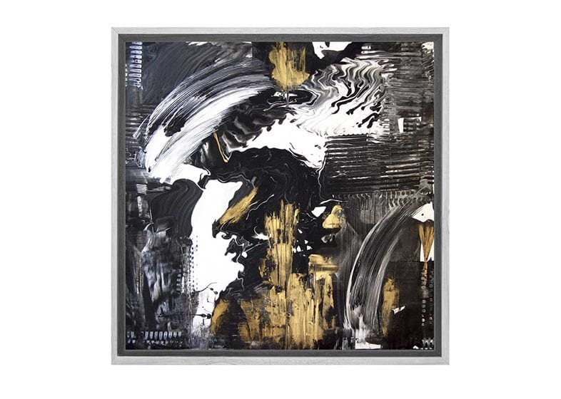 Black and Gold Abstract | Canvas Wall Art Print - Final Touch Decor