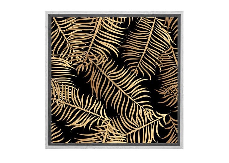 Golden Palm Leaves | Canvas Wall Art Print - Final Touch Decor