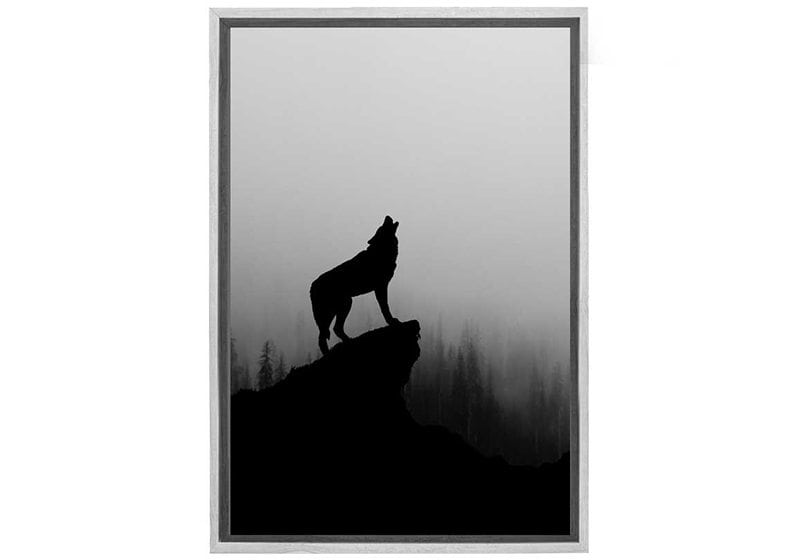 Howling Wolf | Canvas Wall Art Print - Final Touch Decor