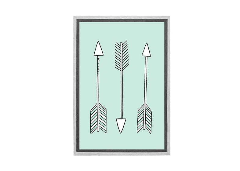 Arrows Blue | Scandinavian Kid's Wall Art Print - Final Touch Decor