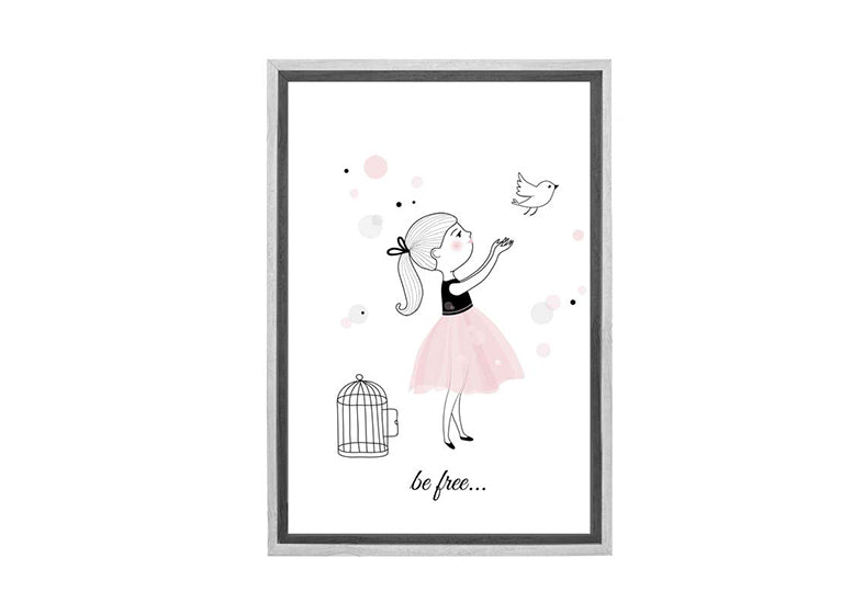 Be Free | Scandinavian Kid's Wall Art Print - Final Touch Decor