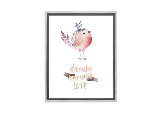 Cute Boho Bird | | Canvas Wall Art Print - Final Touch Decor