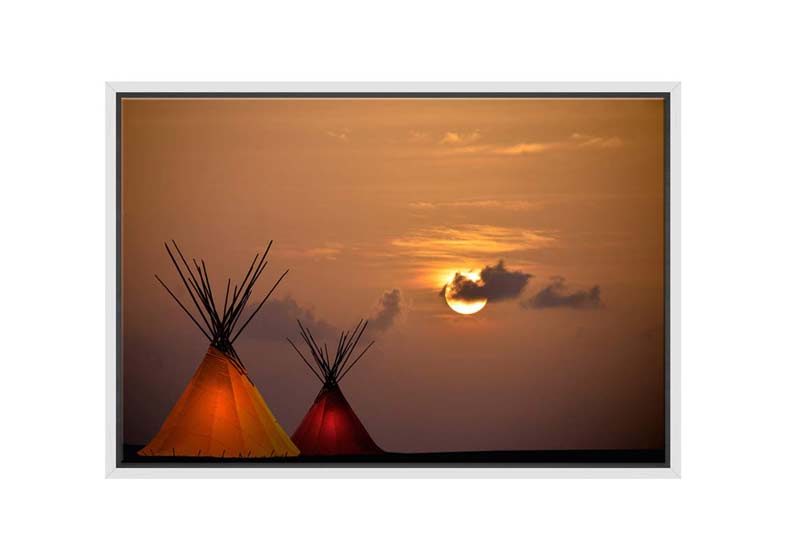 Luminated Teepee | Canvas Wall Art Print - Final Touch Decor