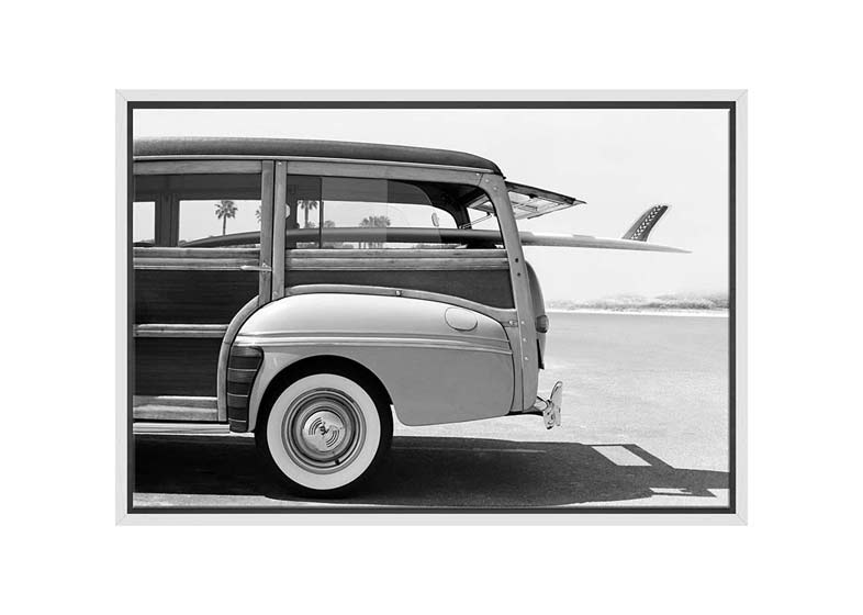 Retro Van with Surfboard 2 | Canvas Wall Art Print - Final Touch Decor